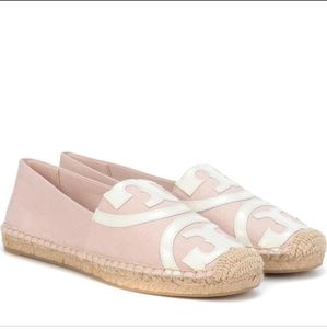 Tory Burch  Leather Trim Espadrilles